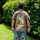 Four-Twenty Adam and Eve Bleach Dye T-shirt (Small)