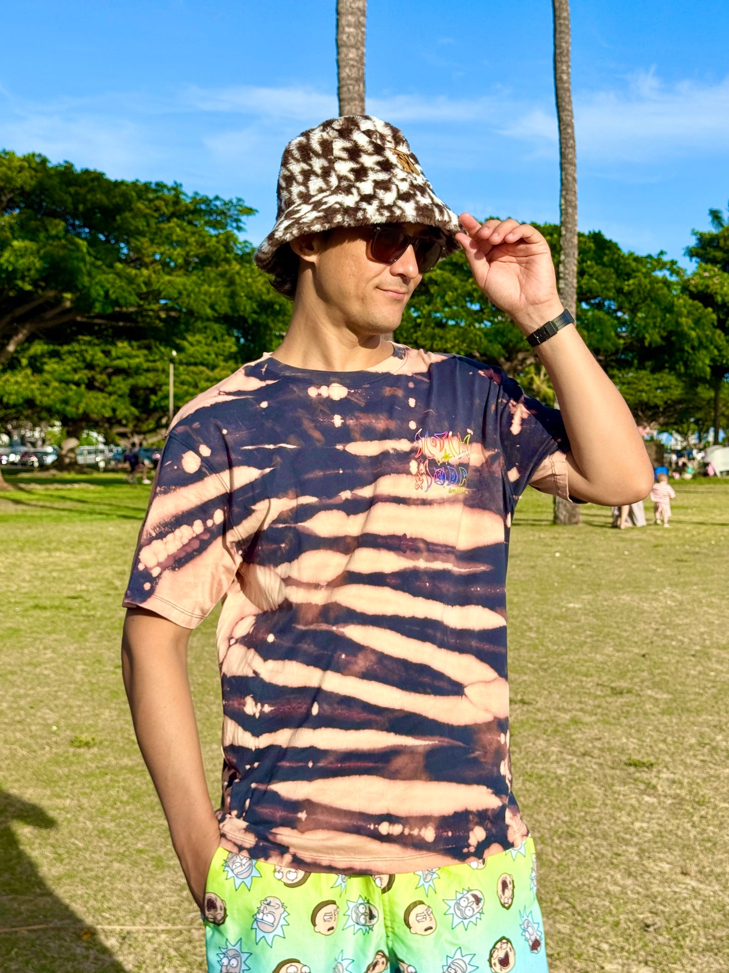 Scotch & Soda Amsterdam Bleach Dye T-shirt (Large)