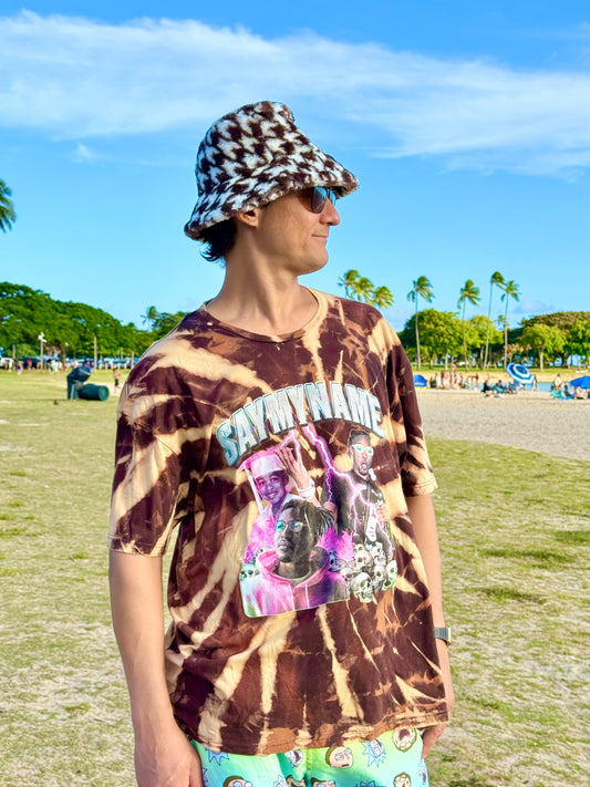 SAYMYNAME DJ Bleach Dye T-shirt (2X-Large)