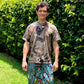 Four-Twenty Adam and Eve Bleach Dye T-shirt (Small)