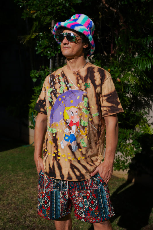 Richie Rich Bleach Dye T-shirt (X-Large)