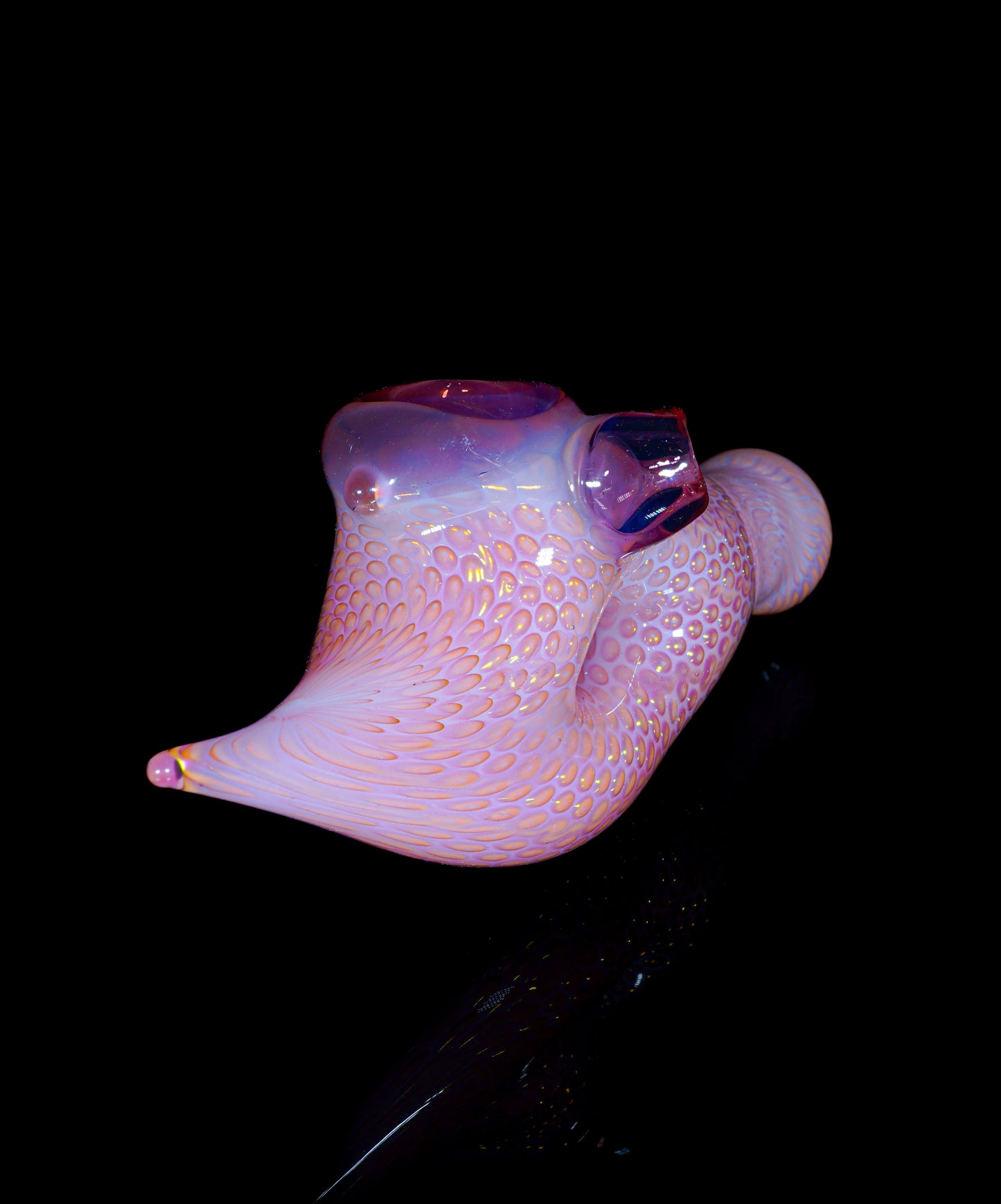 Pink Snakeskin Experimental Donut Pipe