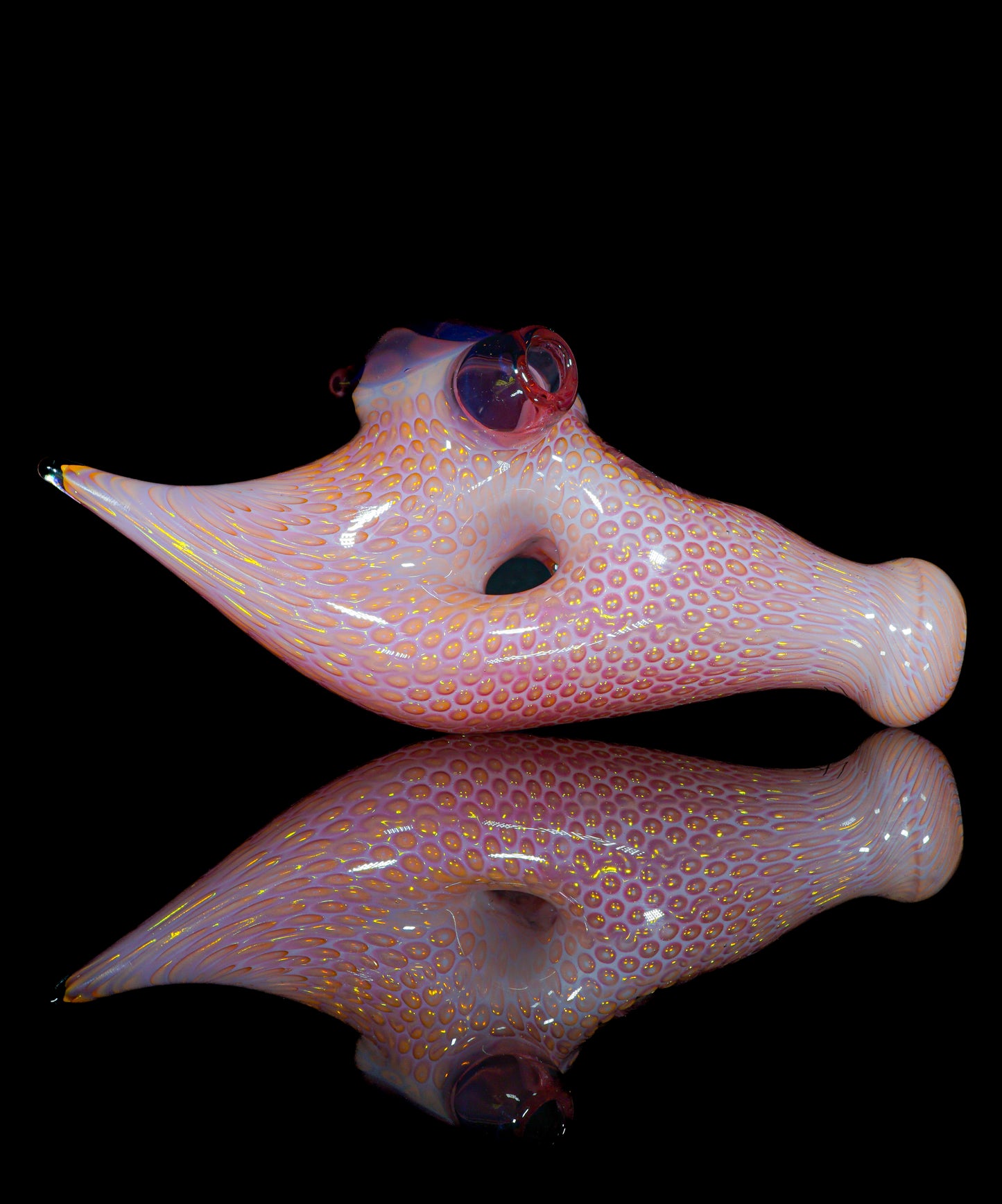 Pink Snakeskin Experimental Donut Pipe