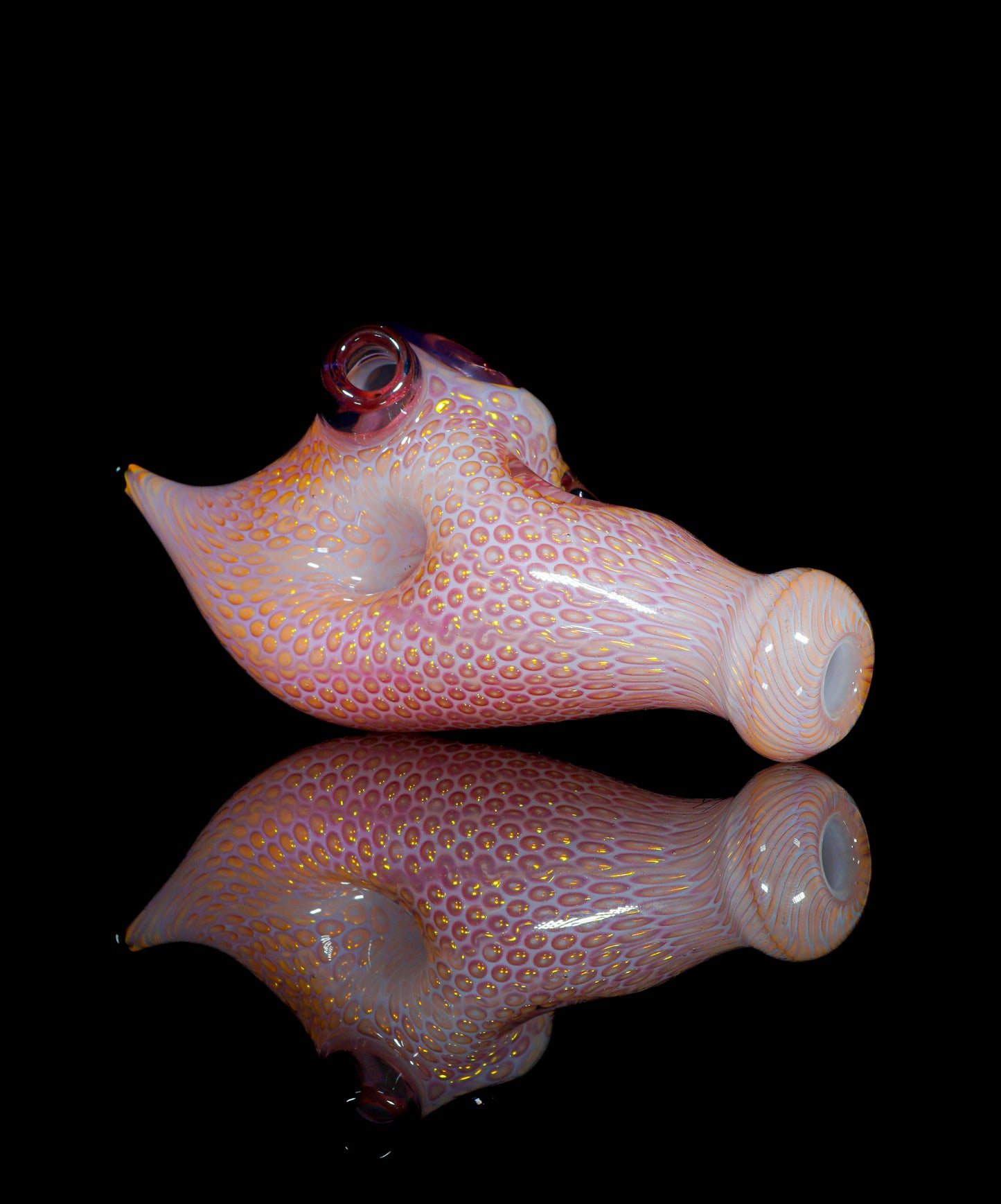 Pink Snakeskin Experimental Donut Pipe