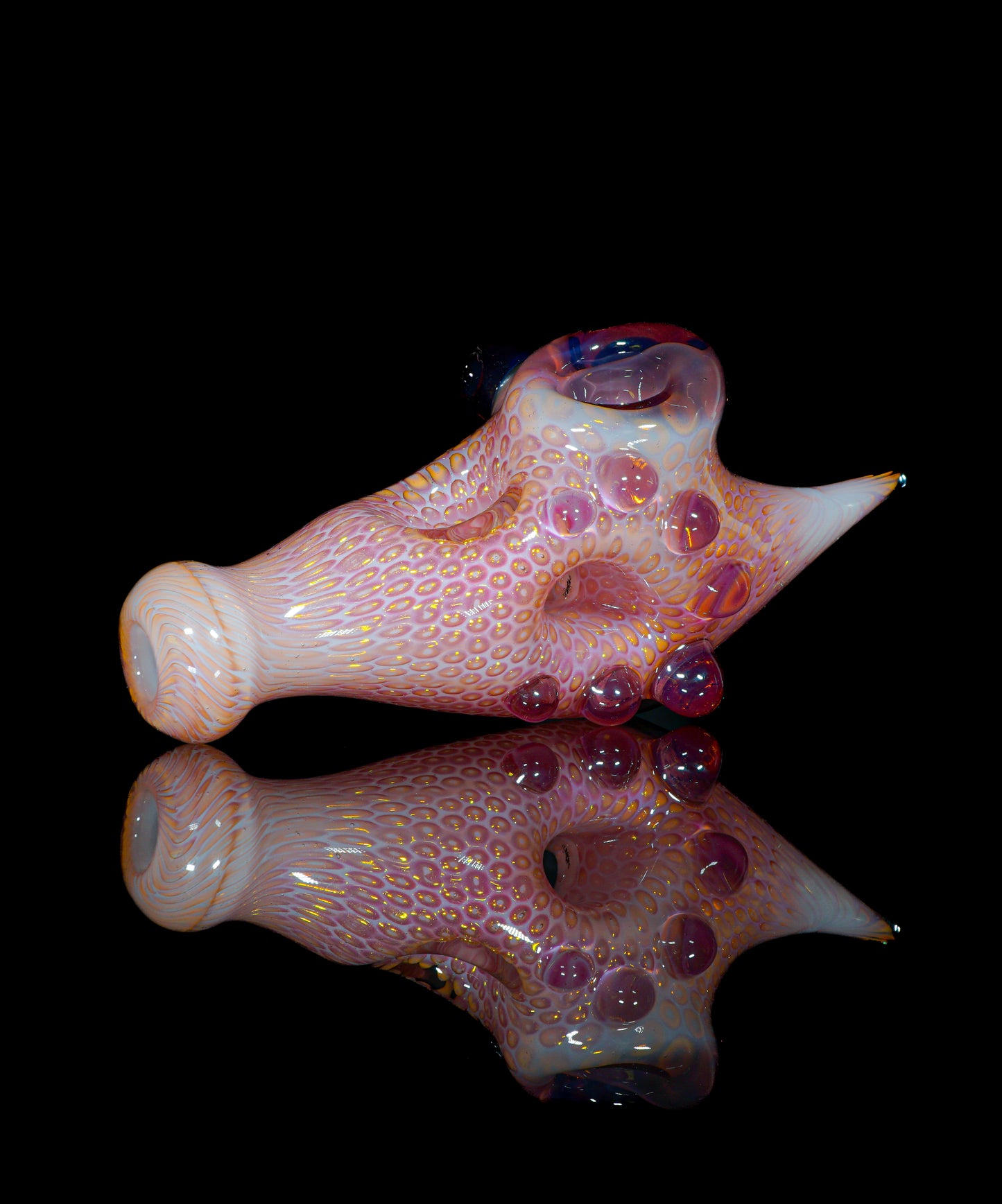 Pink Snakeskin Experimental Donut Pipe