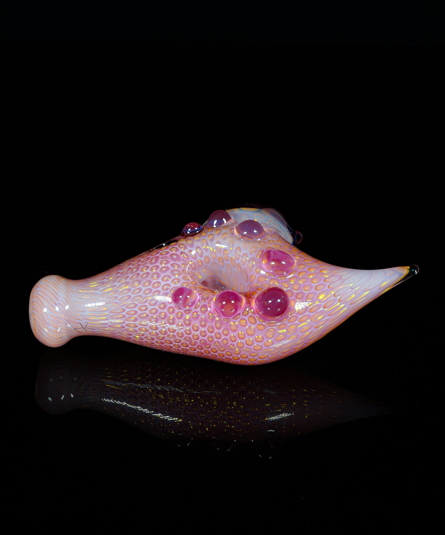 Pink Snakeskin Experimental Donut Pipe