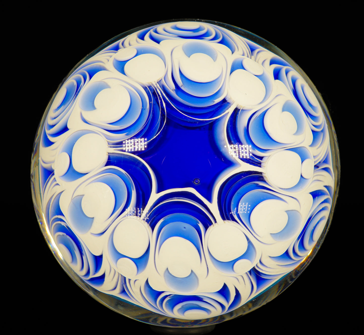 Blue and White Cave Jelly XL Marble (60mm)
