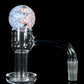 2-Layer Red and Blue Dot Stack Slurper Marble (27mm)