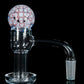 2-Layer Red and Blue Dot Stack Slurper Marble (27mm)