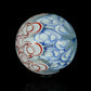 2-Layer Red and Blue Dot Stack Slurper Marble (27mm)