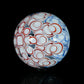 2-Layer Red and Blue Dot Stack Slurper Marble (27mm)