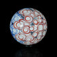 2-Layer Red and Blue Dot Stack Slurper Marble (27mm)