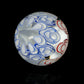 2-Layer Red and Blue Dot Stack Slurper Marble (27mm)