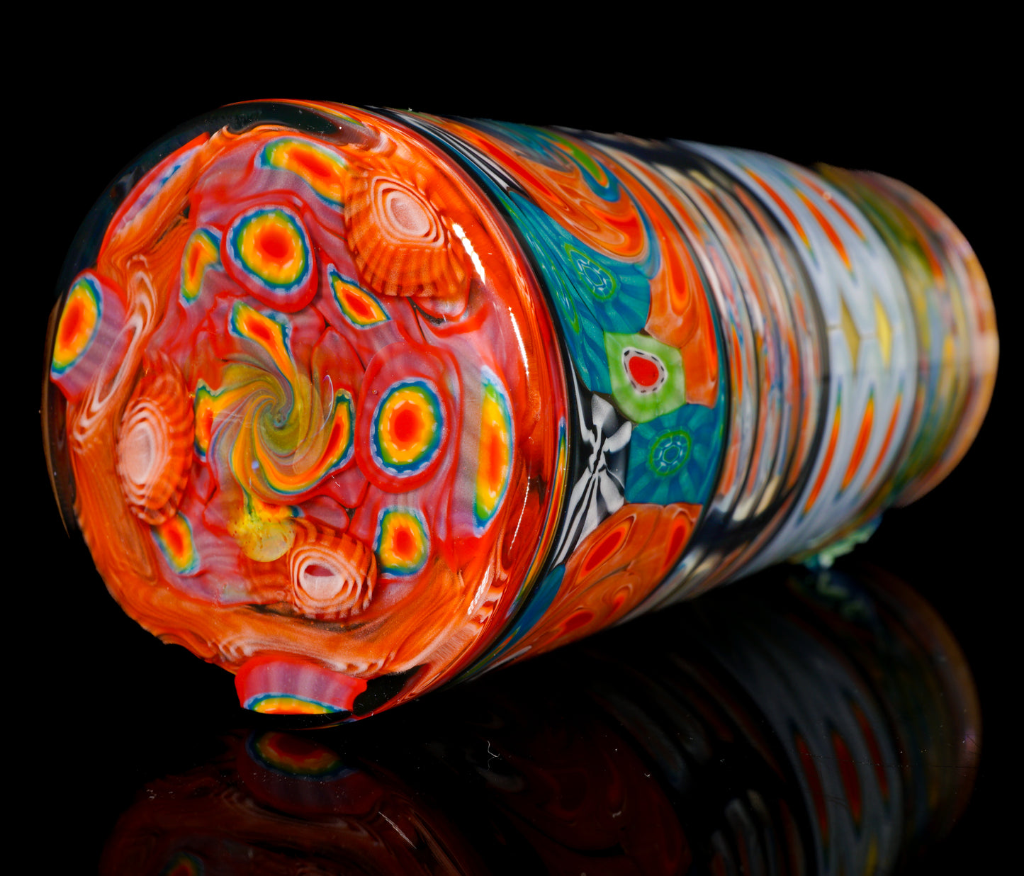 Abstract Milli Cork Jar