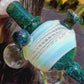 Secret White Zanfirico UV Crushed Opal Heliosphere + Bubble Cap