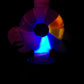 UV Candy Stripe Pinwheel Bird Pivot Tip