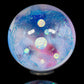 Multi-Opal Cluster UV Scribble Tech Large Marble (43mm)