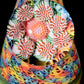 Sage Full Murrine Jumbo Marble Beaker