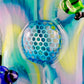 Honeycomb Tie Dye T-shirt Pendant