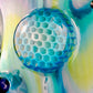 Honeycomb Tie Dye T-shirt Pendant