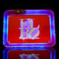 Rainbow Light Up Rolling Tray (various colors)