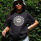Black and Gold Fleur De Lis Mandala T-Shirt