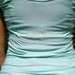 Turquoise Fleur De Lis Mandala Tank Top