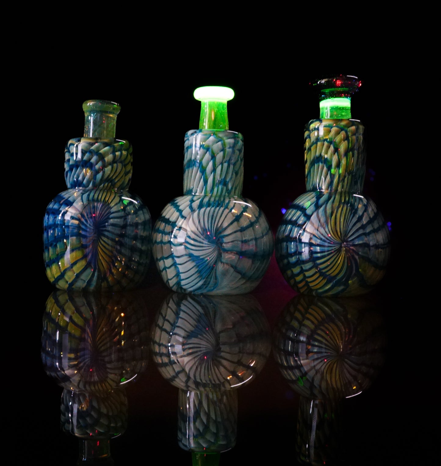Experimental Green Vials