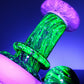 Secret White Zanfirico UV Crushed Opal Heliosphere + Bubble Cap
