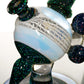 Secret White Zanfirico UV Crushed Opal Heliosphere + Bubble Cap