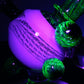 Secret White Zanfirico UV Crushed Opal Heliosphere + Bubble Cap