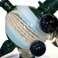Secret White Zanfirico UV Crushed Opal Heliosphere + Bubble Cap