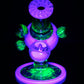 Secret White Zanfirico UV Crushed Opal Heliosphere + Bubble Cap
