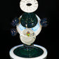 Secret White Zanfirico UV Crushed Opal Heliosphere + Bubble Cap
