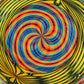 Pineapple Print and Rainbow Retti Stacker Tube