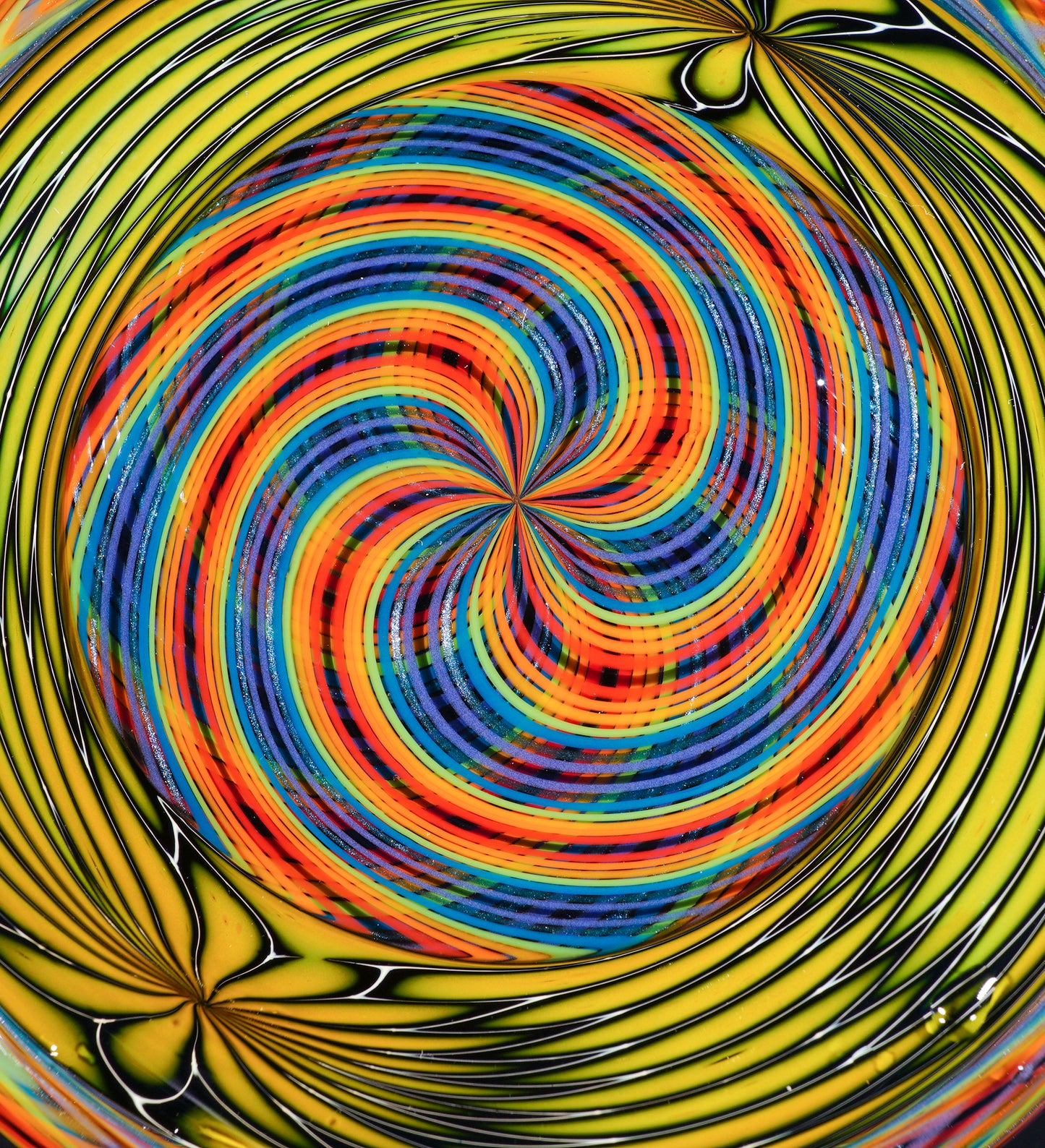 Pineapple Print and Rainbow Retti Stacker Tube
