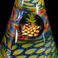 Pineapple Print and Rainbow Retti Stacker Tube