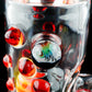 Pomegranate Mini Tube with Faceted Accent