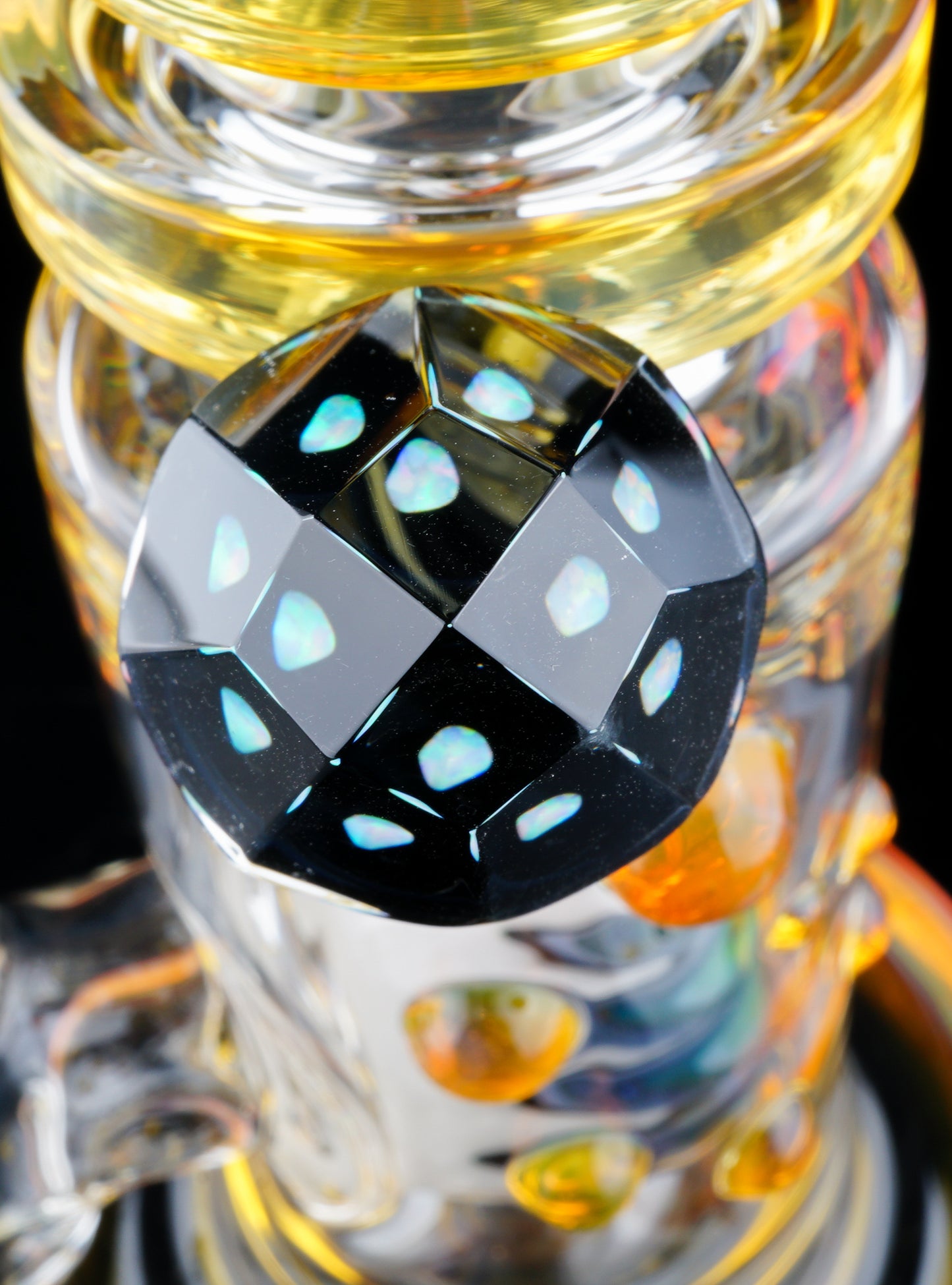 Northstar Yellow Mini Tube with Faceted Accent