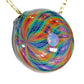 Gold Amethyst Rainbow Retti Opal Pendant no.5