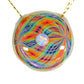 Gold Amethyst Rainbow Retti Opal Pendant no.5