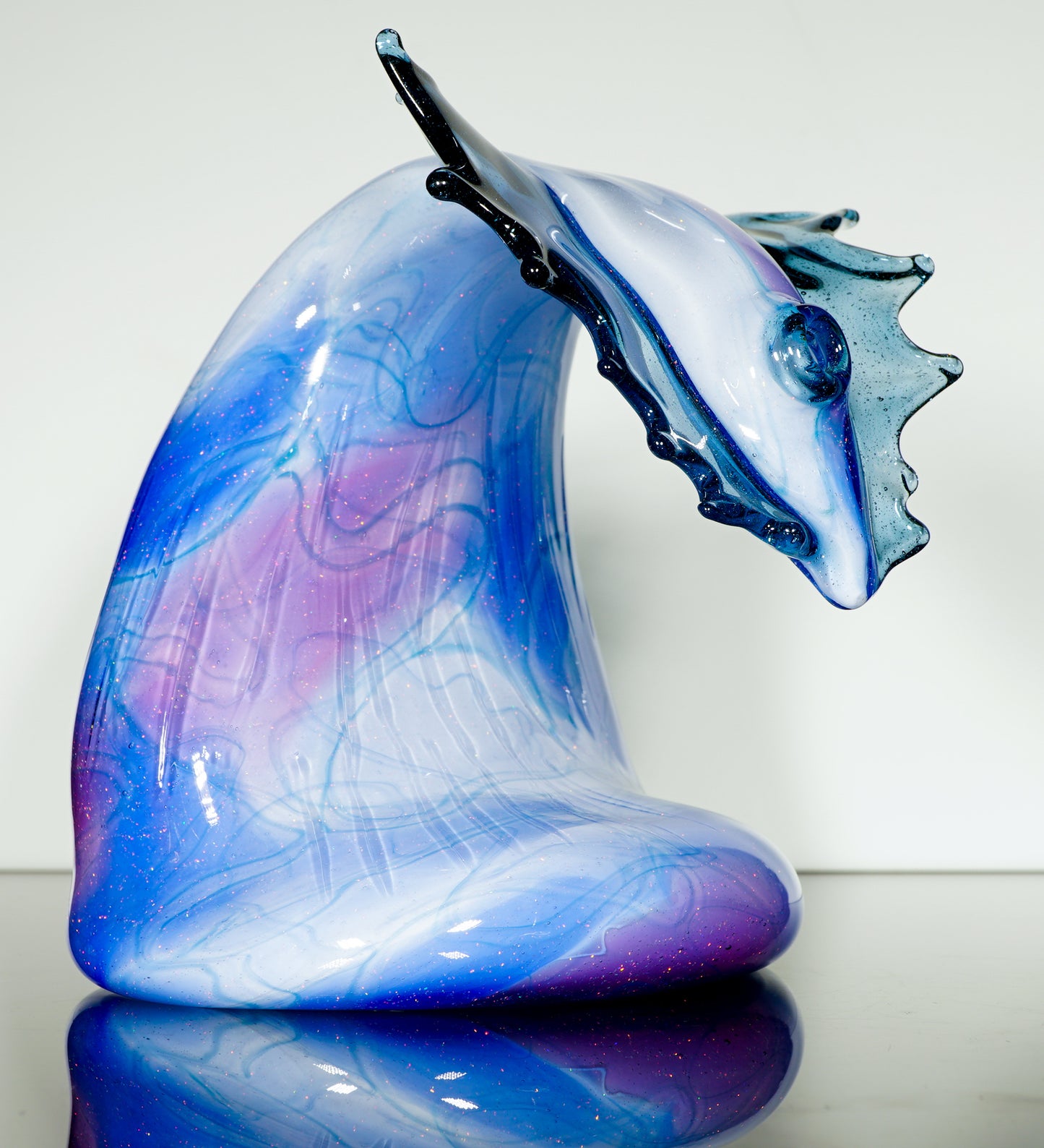 Crushed Opal UV Scribble Wave
