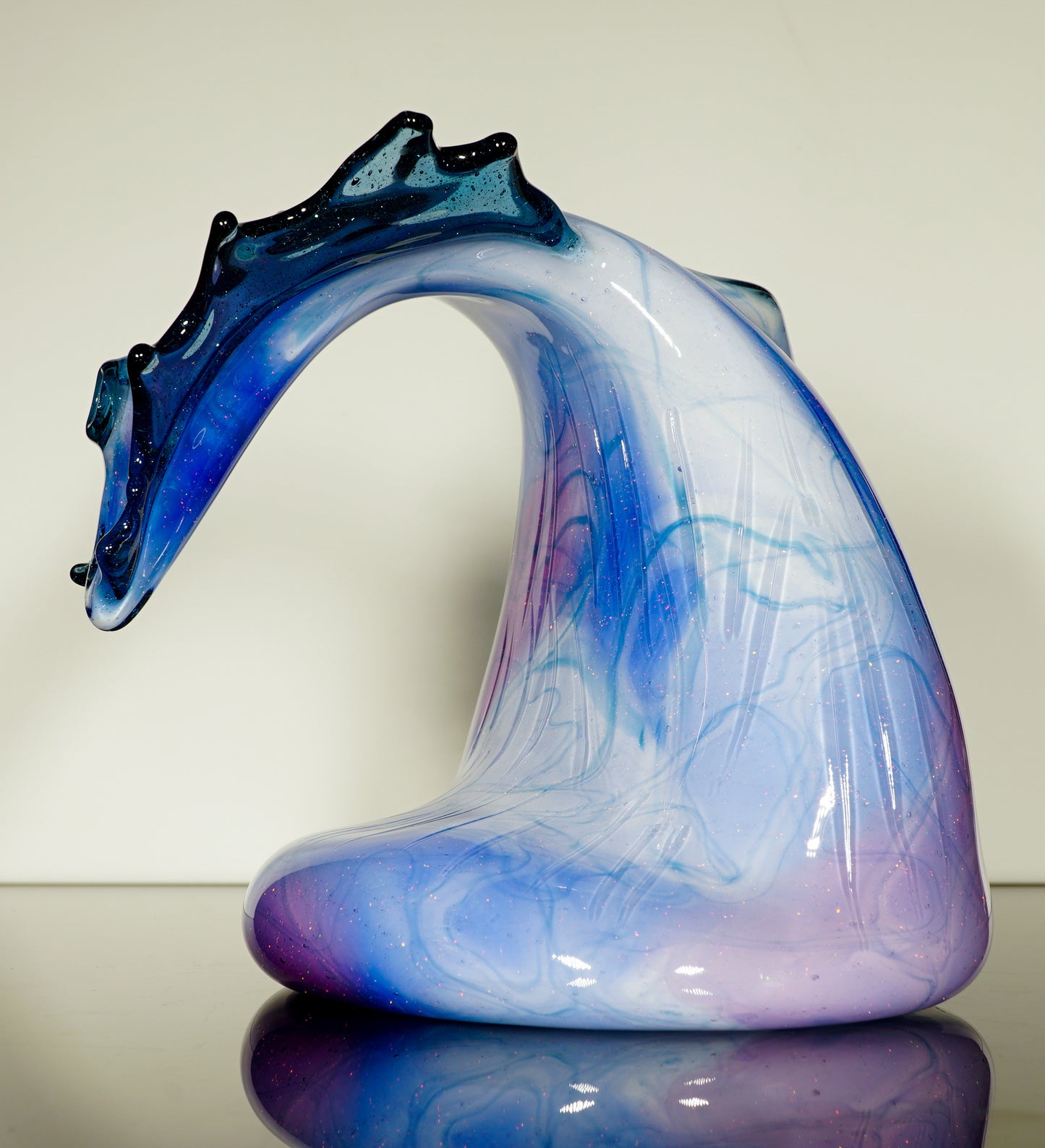 Crushed Opal UV Scribble Wave